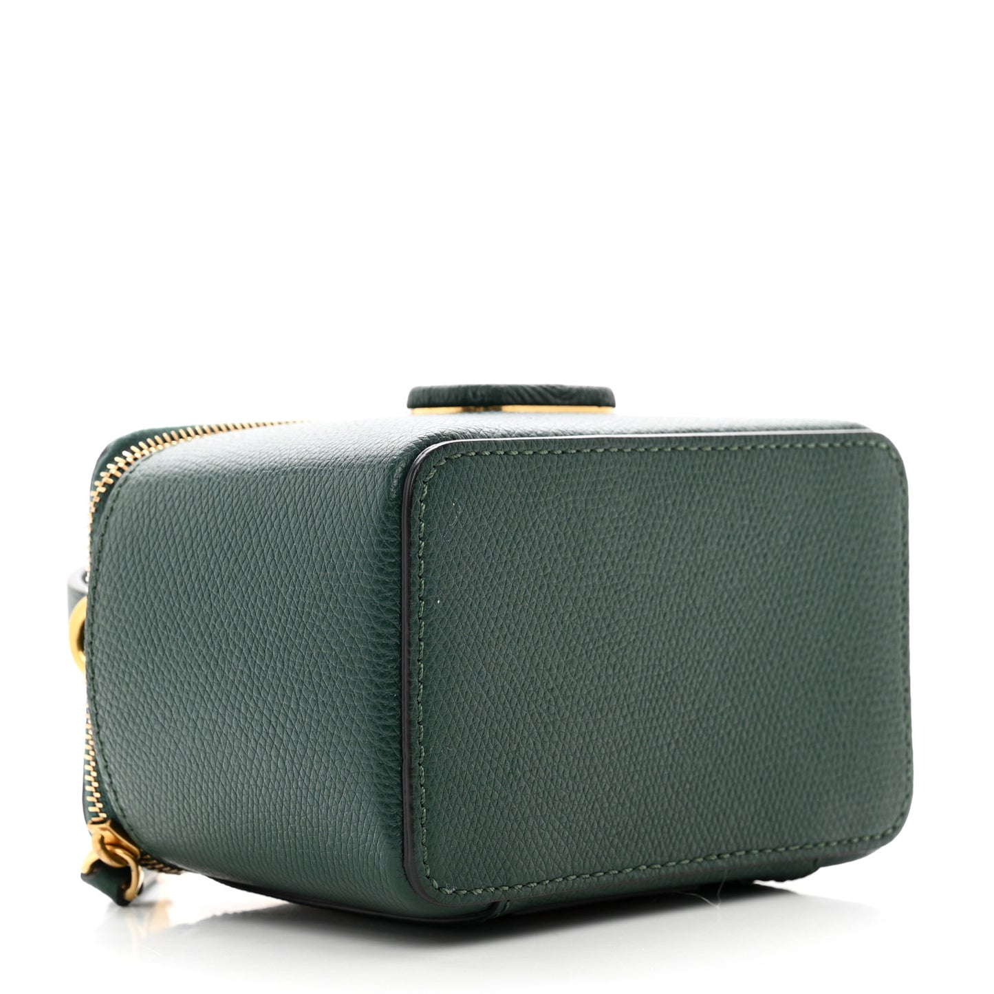Grained Calfskin VSling Vanity Case English Green