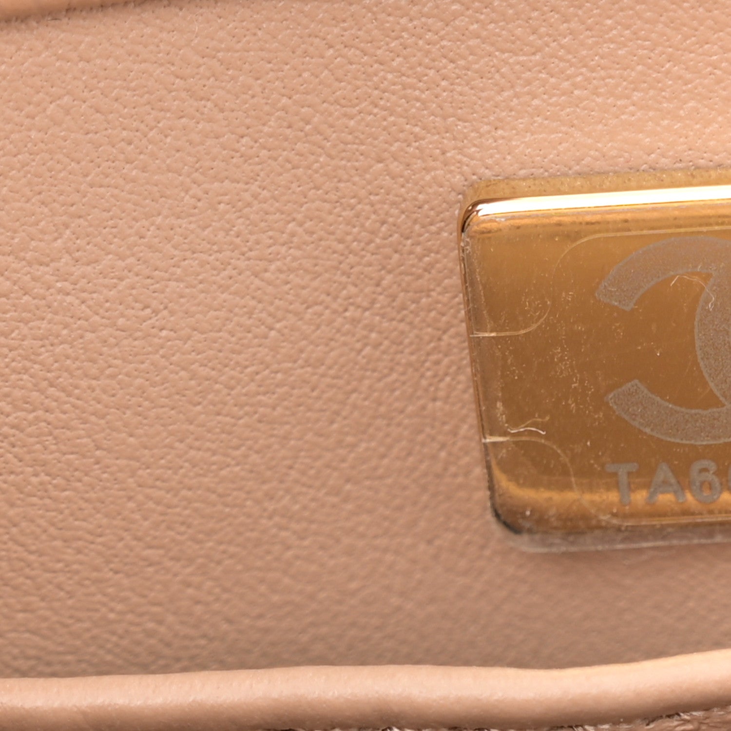 Chanel Caviar Quilted Small Coco Handle Flap Beige 7 of 11