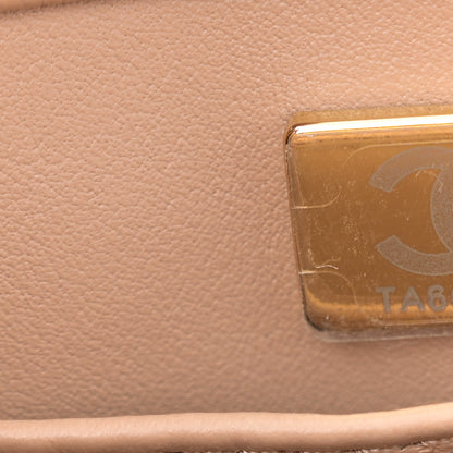 Chanel Caviar Quilted Small Coco Handle Flap Beige 7 of 11