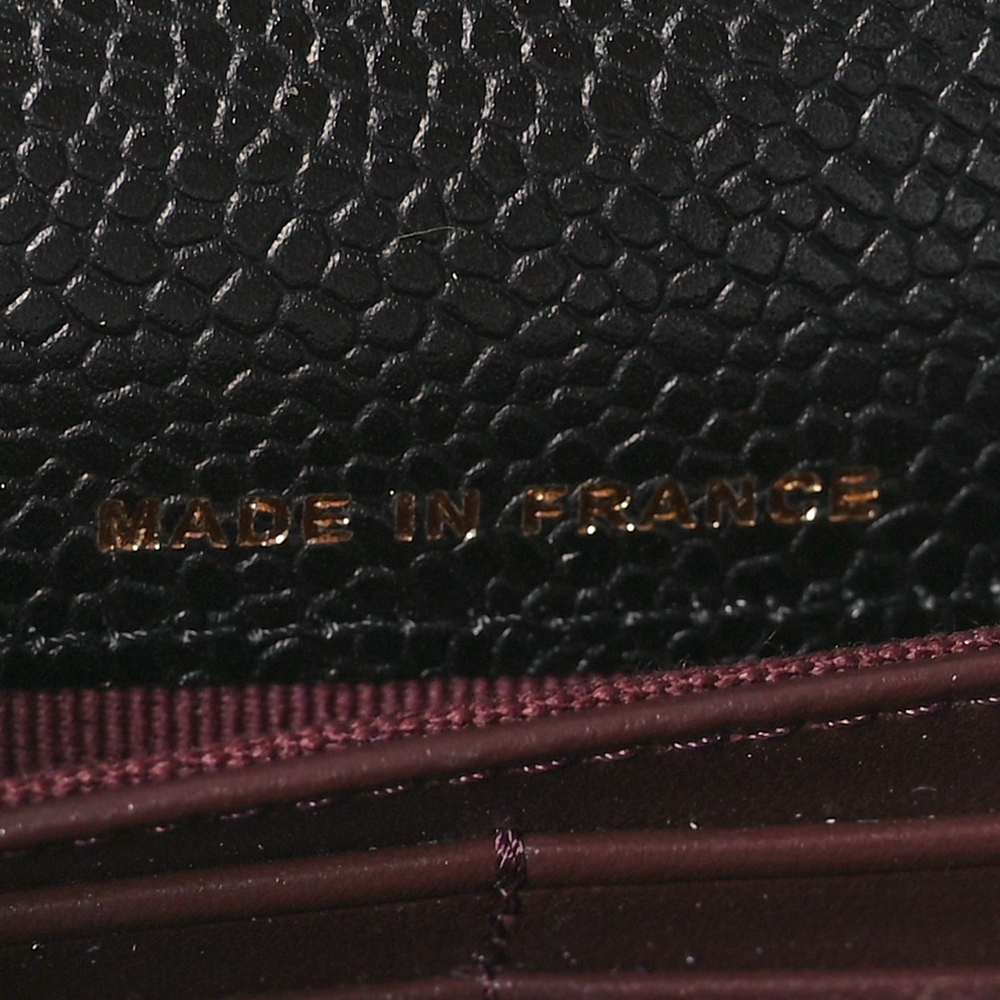 Caviar Quilted Large Gusset Flap Wallet Black