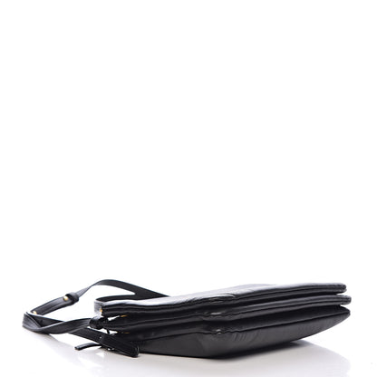 Celine Lambskin Small Trio Crossbody Bag Black 4 of 11