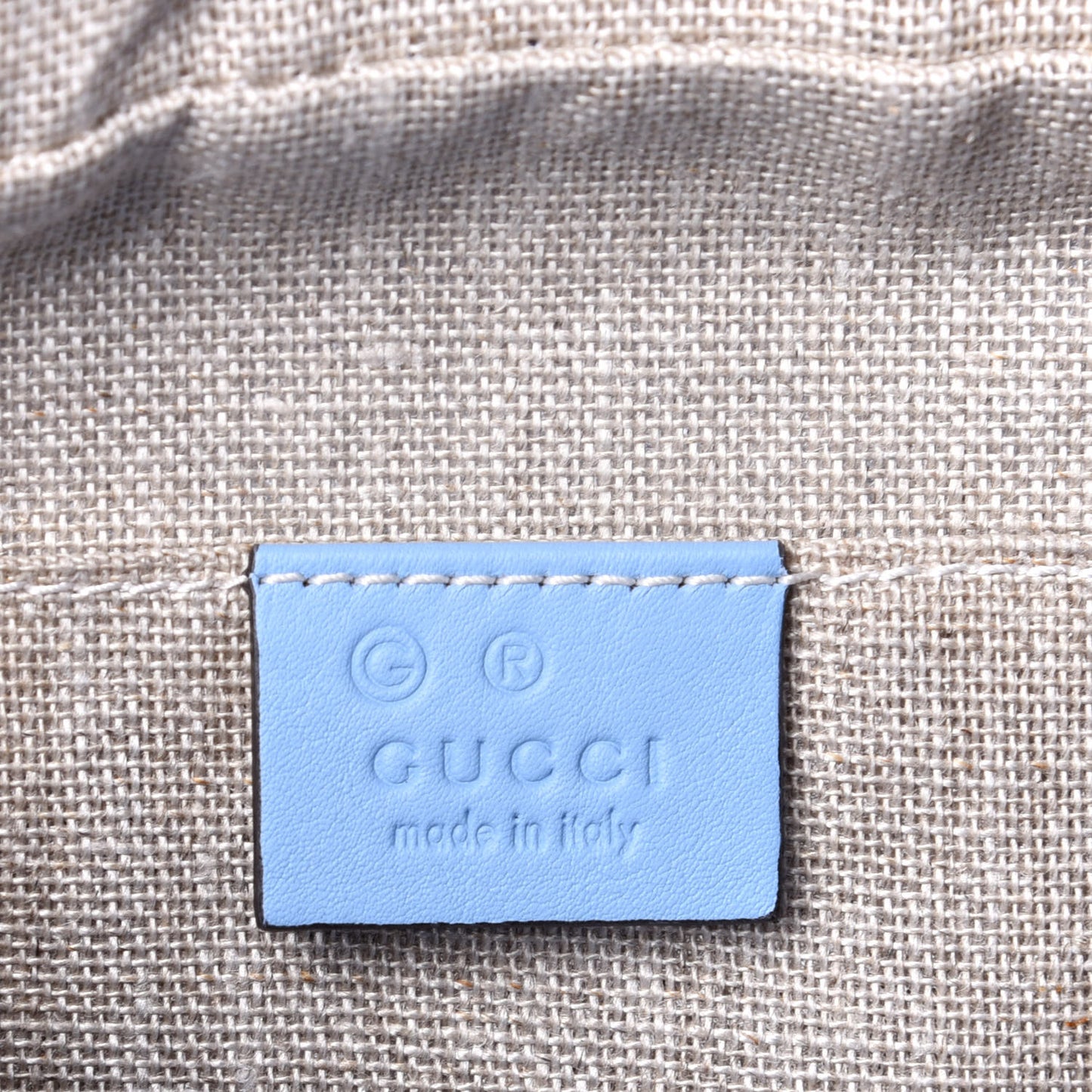 Microguccissima Mini Bree Messenger Bag Mineral Blue