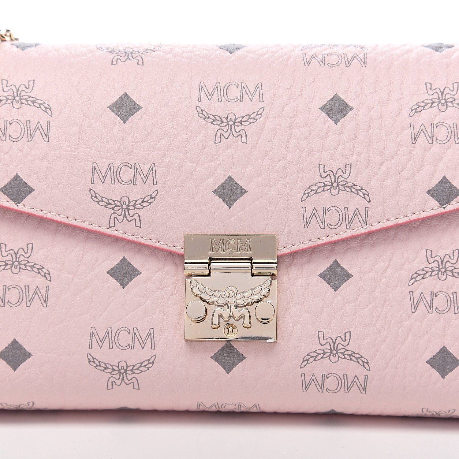 MCM Visetos Monogram Medium Millie Crossbody Bag Soft Pink 8 of 8