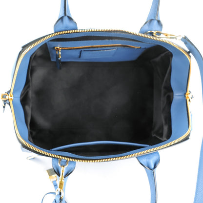Marc Jacobs Textured Calfskin Medium Incognito Satchel Sky 5 of 8