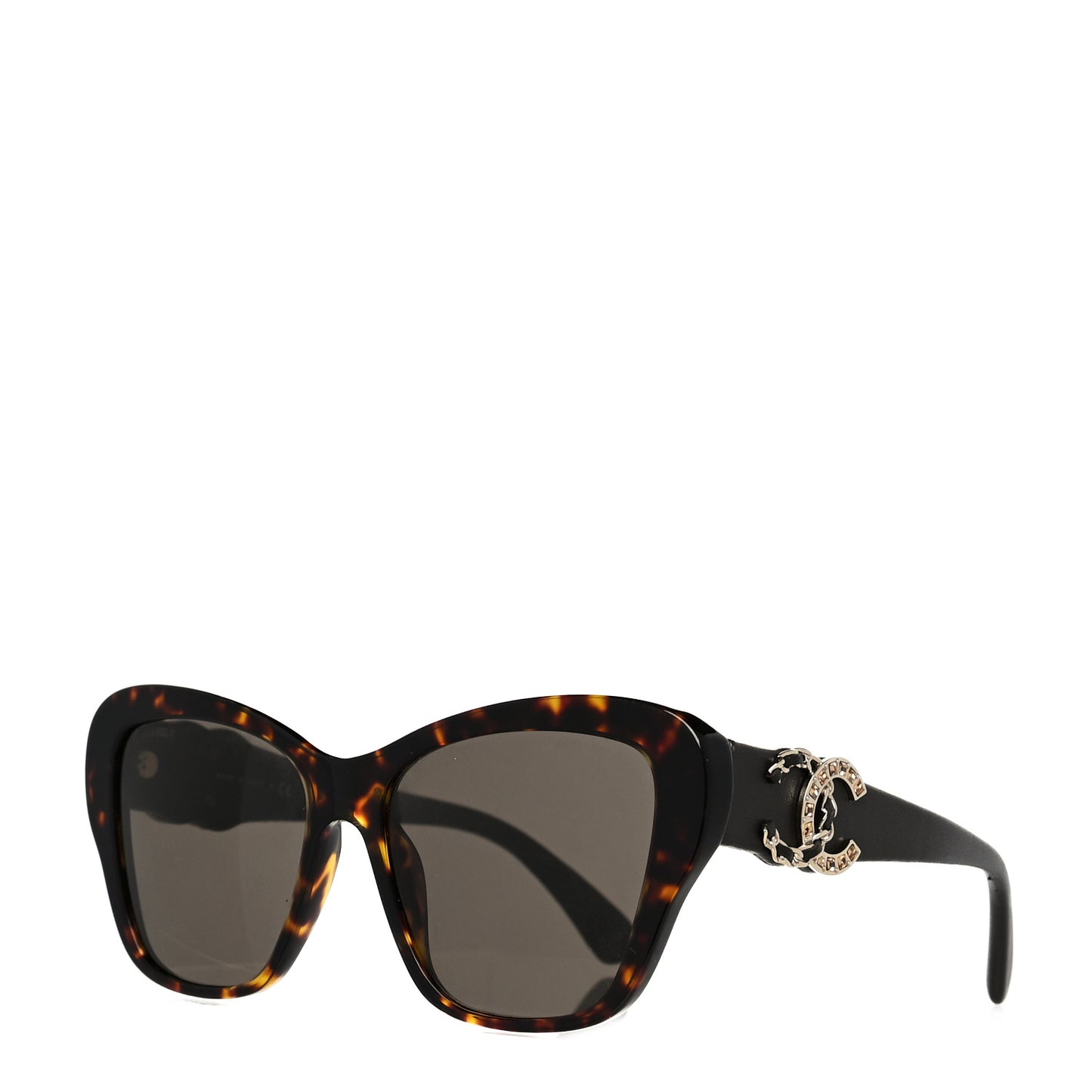 Acetate Lambskin CC Sunglasses 5457-Q-B Tortoise