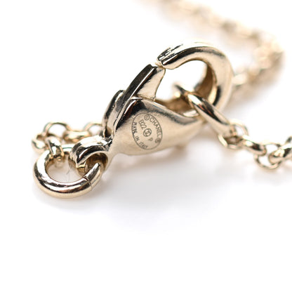 Chanel CC Heart Chain Pendant Necklace Gold 5 of 5