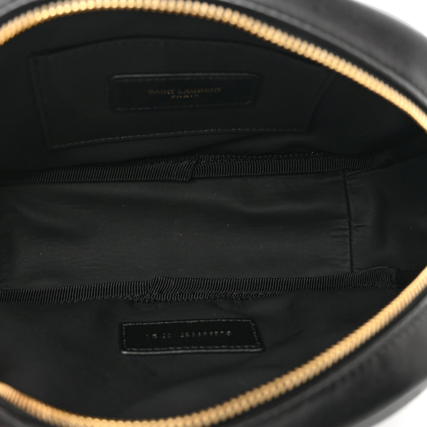 Lambskin Quilted Lolita Cosmetic Pouch Black