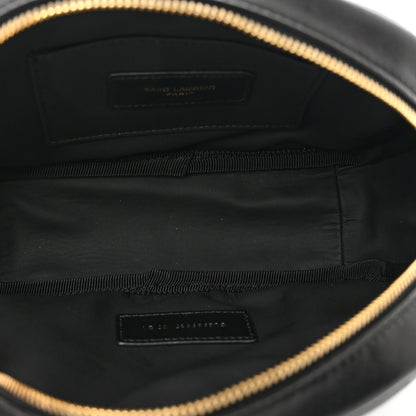Saint Laurent Lambskin Quilted Lolita Cosmetic Pouch Black 5 of 7