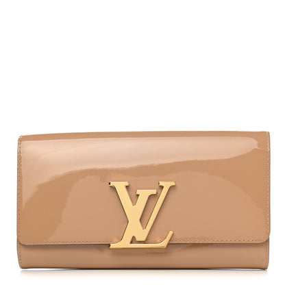 Louis Vuitton Patent Louise Clutch Nude 1 of 11