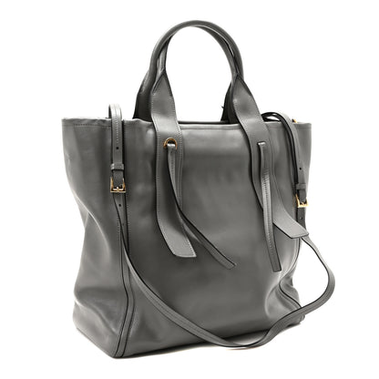 Prada Grace Lux Light Medium Ouverture Shoulder Bag Marmo 3 of 9