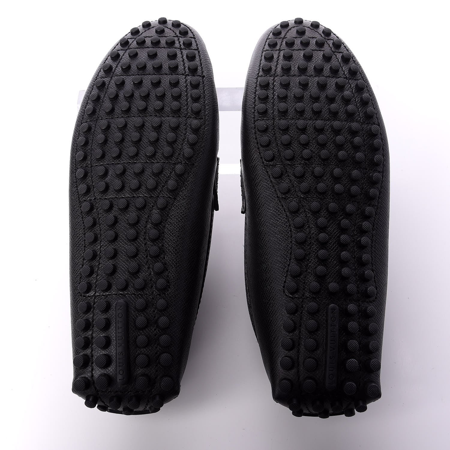 Louis Vuitton Taiga Hockenheim Moccasin Loafers 8 Black 6 of 10