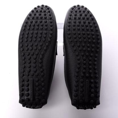 Louis Vuitton Taiga Hockenheim Moccasin Loafers 8 Black 6 of 10