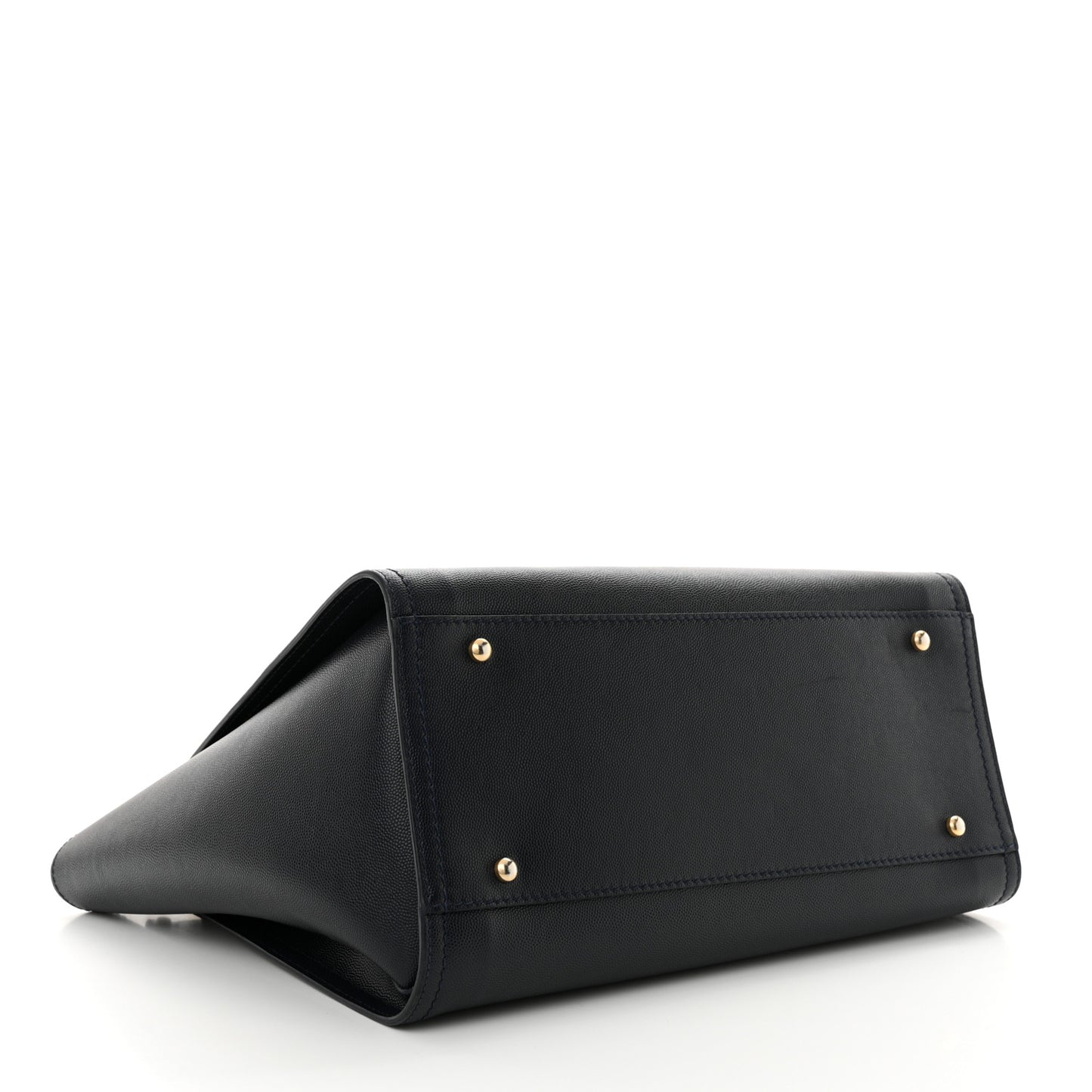 Caviar Small Studded Deauville Tote Navy