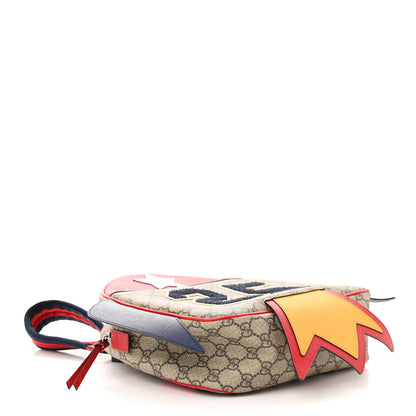Gucci GG Supreme Monogram Small UFO 25 Embroidered Children's Rocketship Backpack 4 of 12