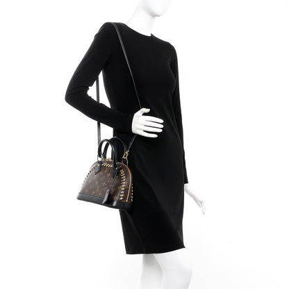 Louis Vuitton Monogram Macassar Studded Alma BB 2 of 7