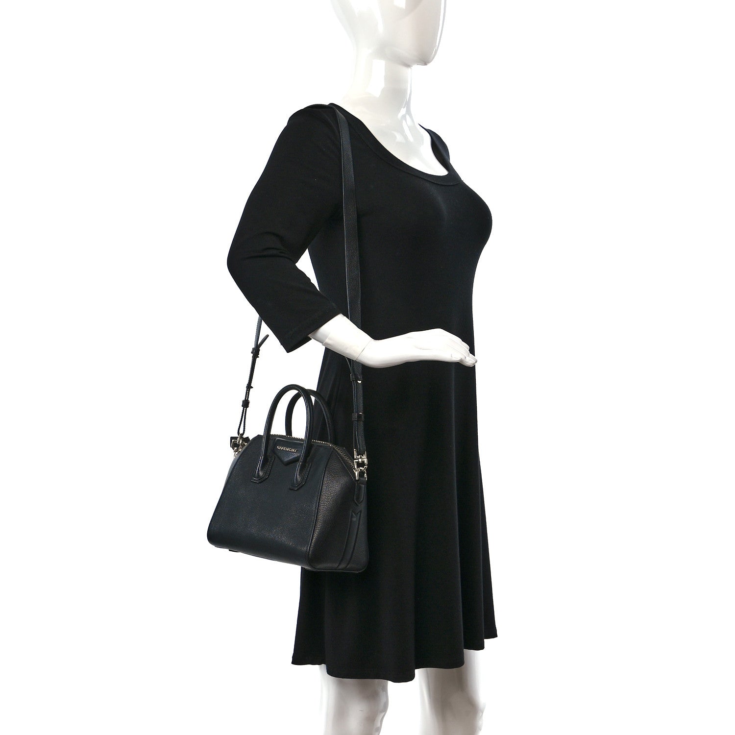Givenchy Sugar Goatskin Mini Antigona Black 2 of 10