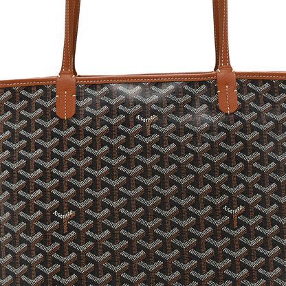 Goyard Goyardine Artois MM Black Gold 8 of 10