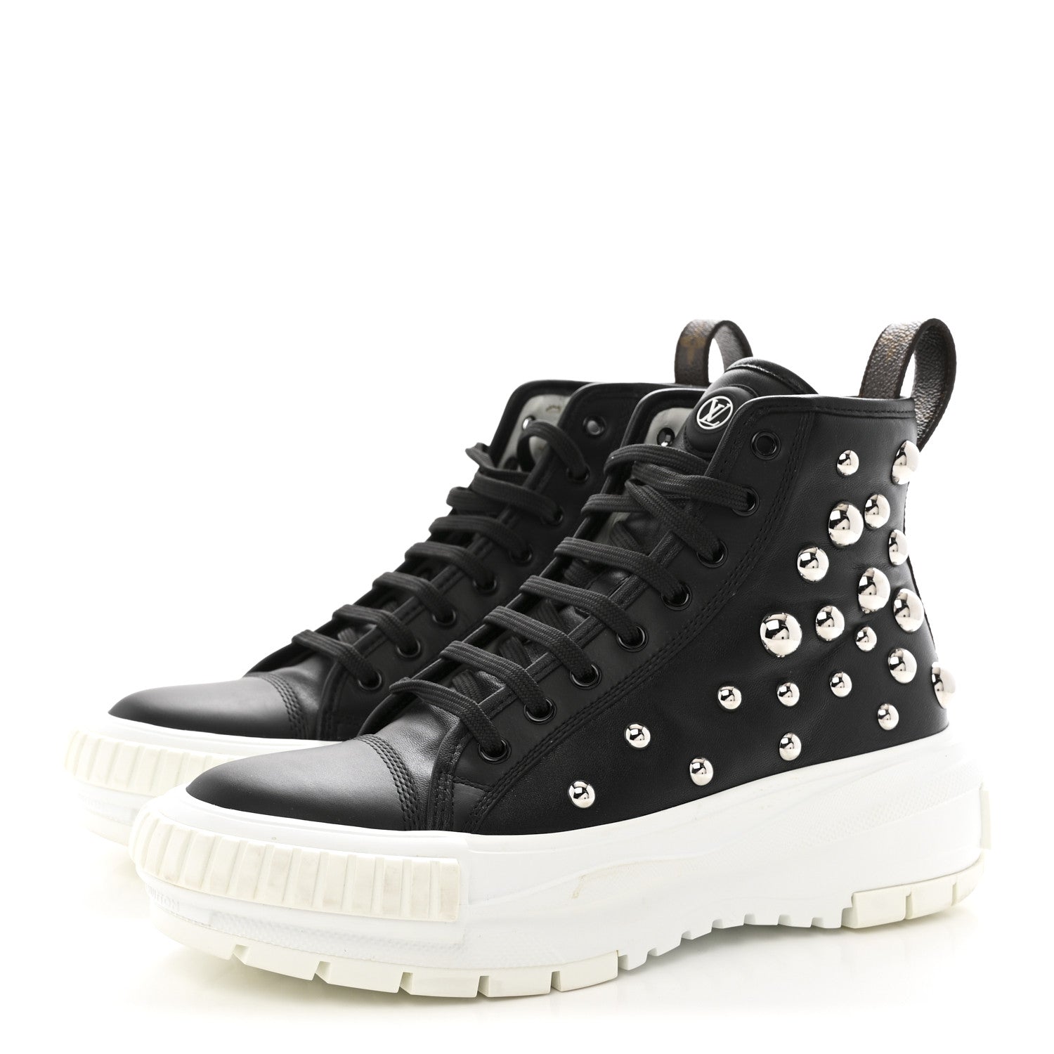 Louis Vuitton LV X YK Lambskin Squad Sneaker Boot 38 Black 4 of 11