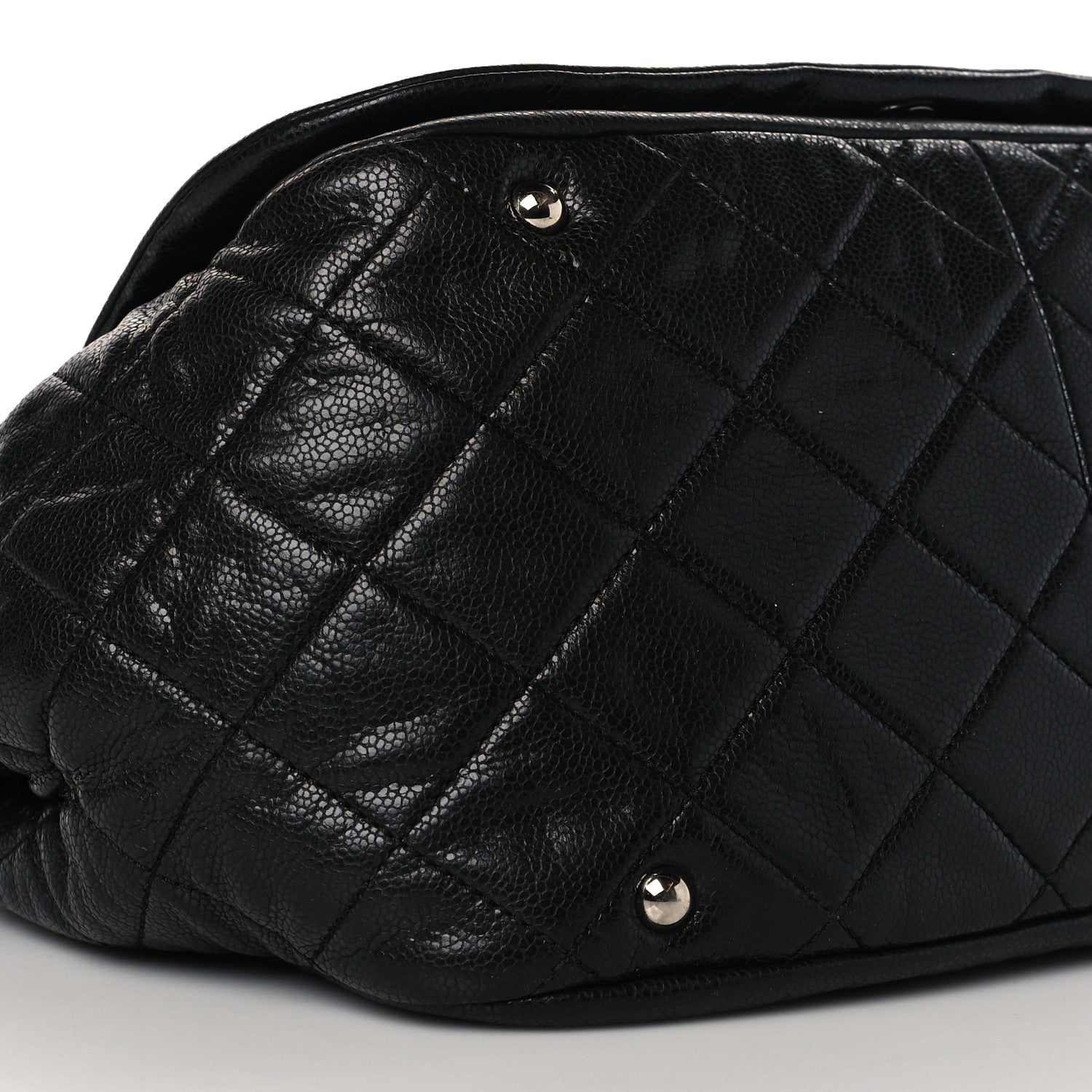 Chanel Caviar Timeless CC Accordion Flap Black 8 of 9