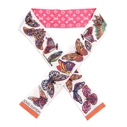 Louis Vuitton Silk Monogram World Of Love Bandeau White 1 of 3