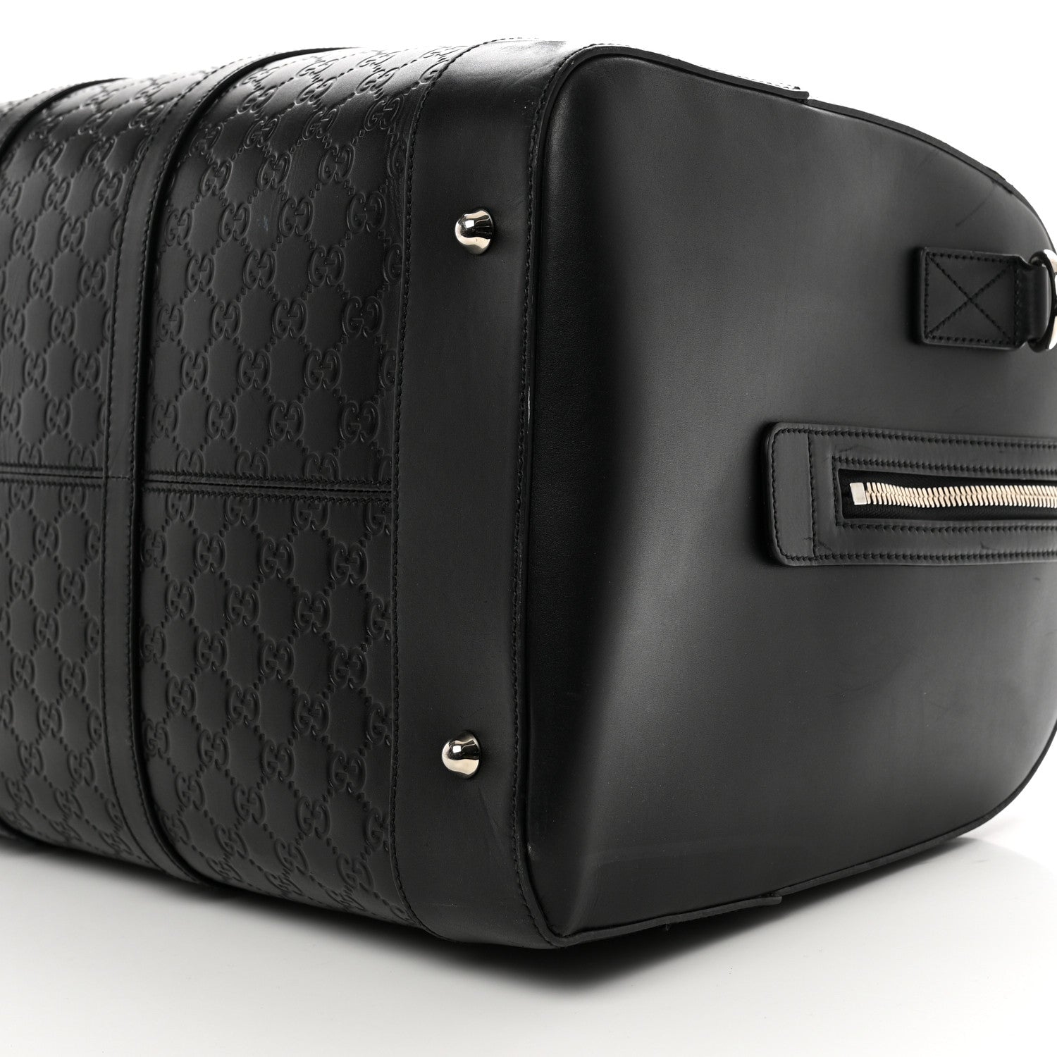 Gucci Guccissima Signature Large Duffle Black 8 of 11