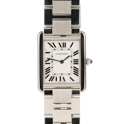 Cartier Stainless Steel 27mm Tank Solo Quartz Watch 1 of 7