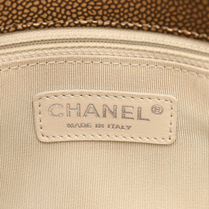 Chanel Metallic Caviar Quilted Grand Shopping Tote GST Bronze 6 of 10