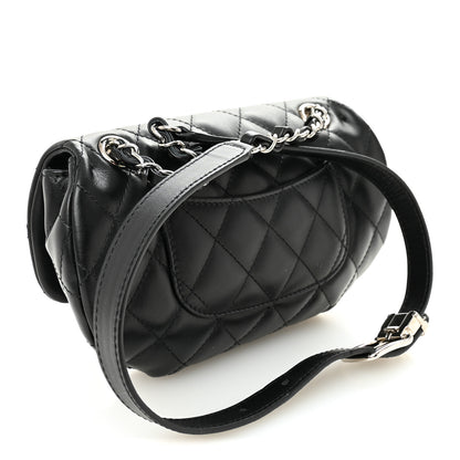 Chanel Calfskin Quilted CC Uniform Flap Belt Bag Black 3 of 10