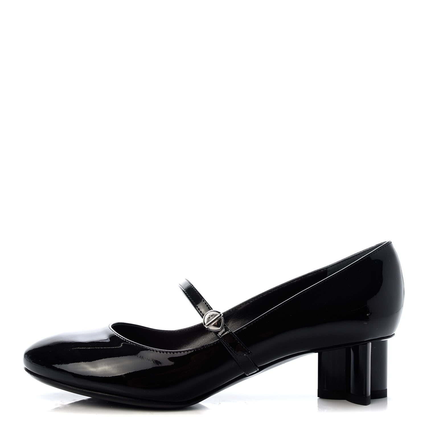 Louis Vuitton Patent Uniformes Silhouette Pumps 37.5 Black 1 of 10