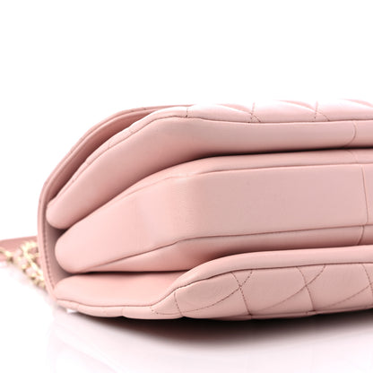 Chanel Lambskin Quilted Small Trendy Chain CC Flap Dual Handle Bag Light Pink 8 of 9