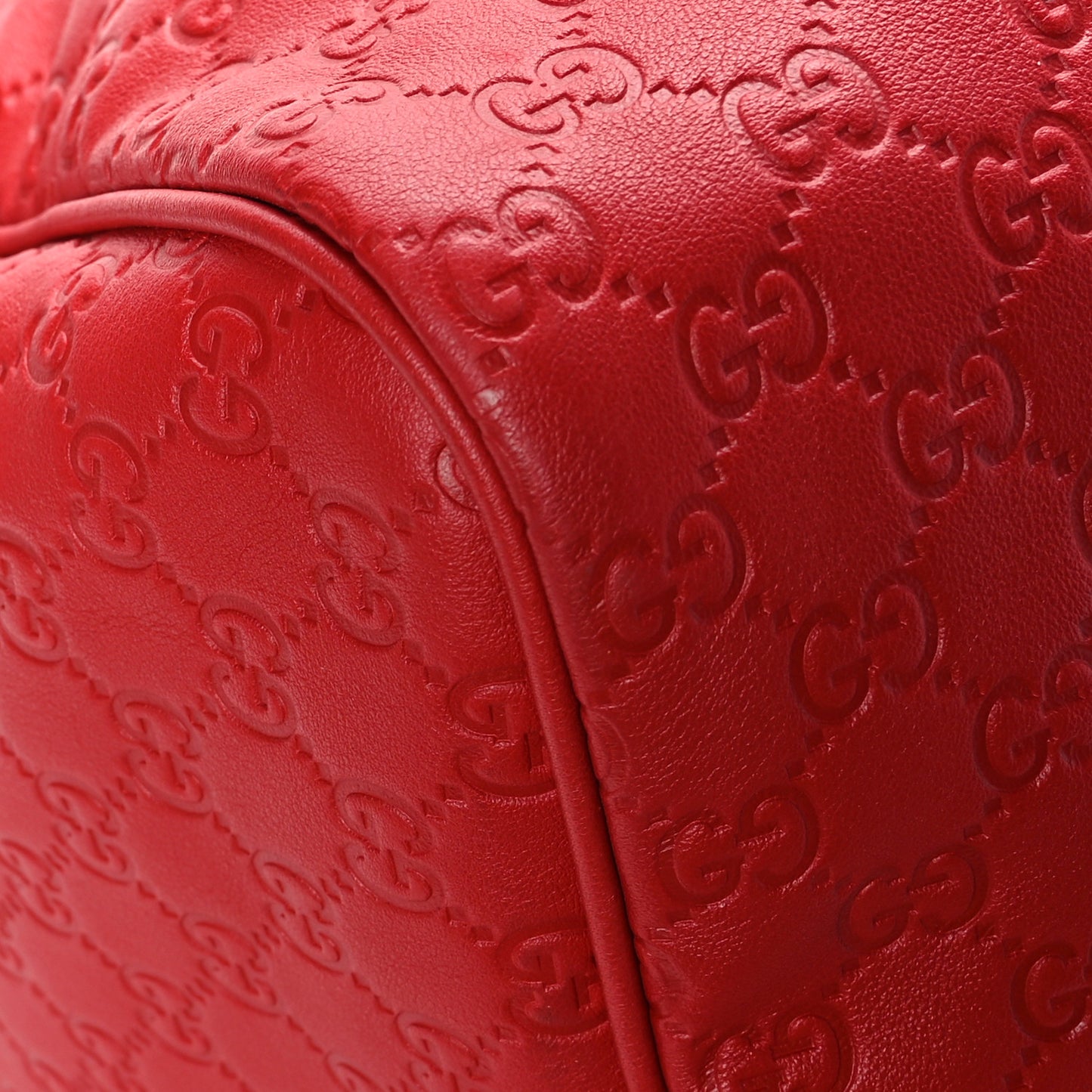 Guccissima Large Carry On Duffle Red