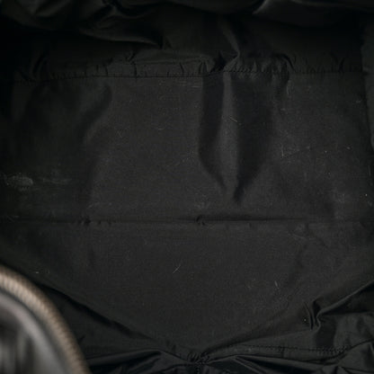 Burberry Nylon Smoked Check Weekend Duffle Bag Black 4 of 18