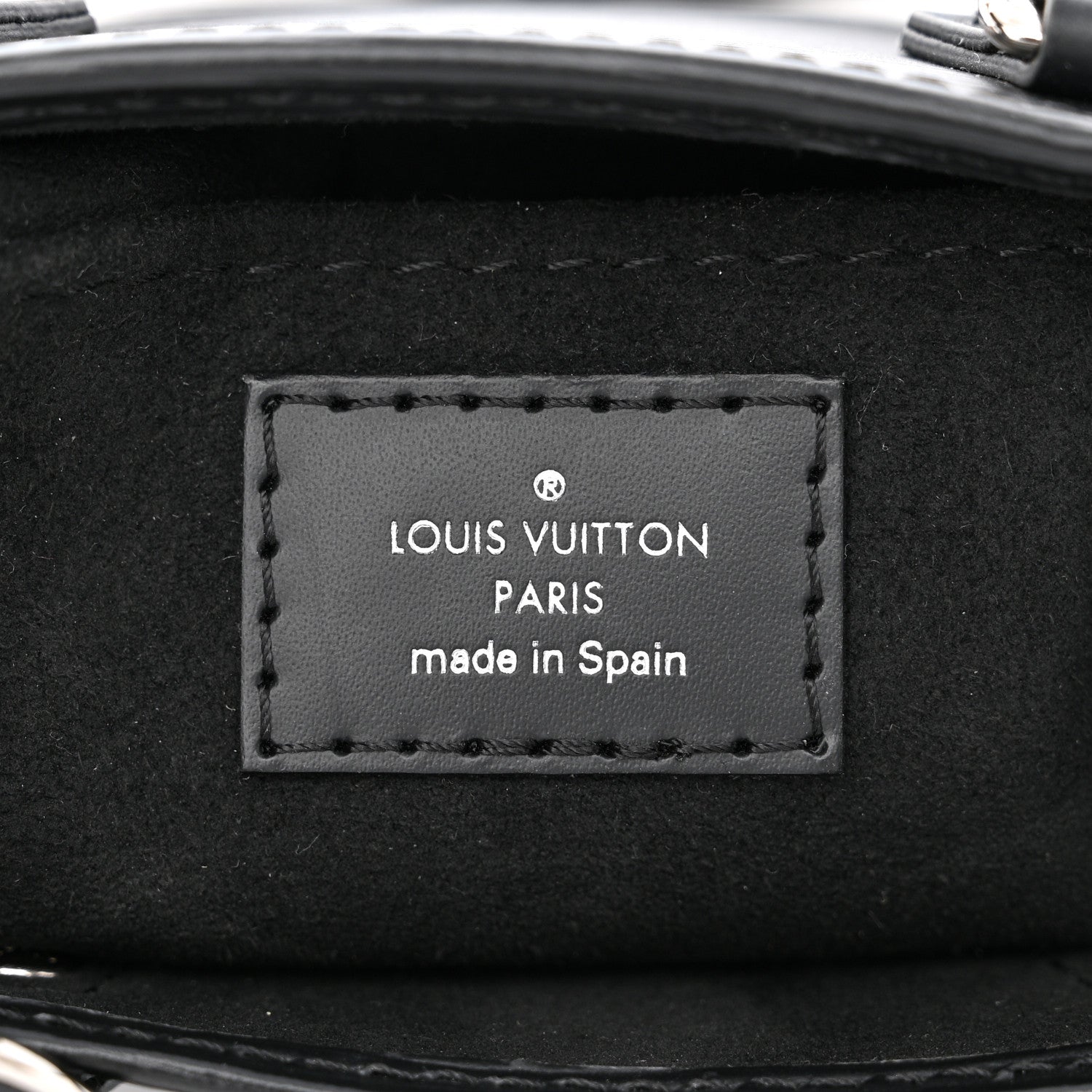 Louis Vuitton Epi Jacquard Petit Sac Plat Black 6 of 9