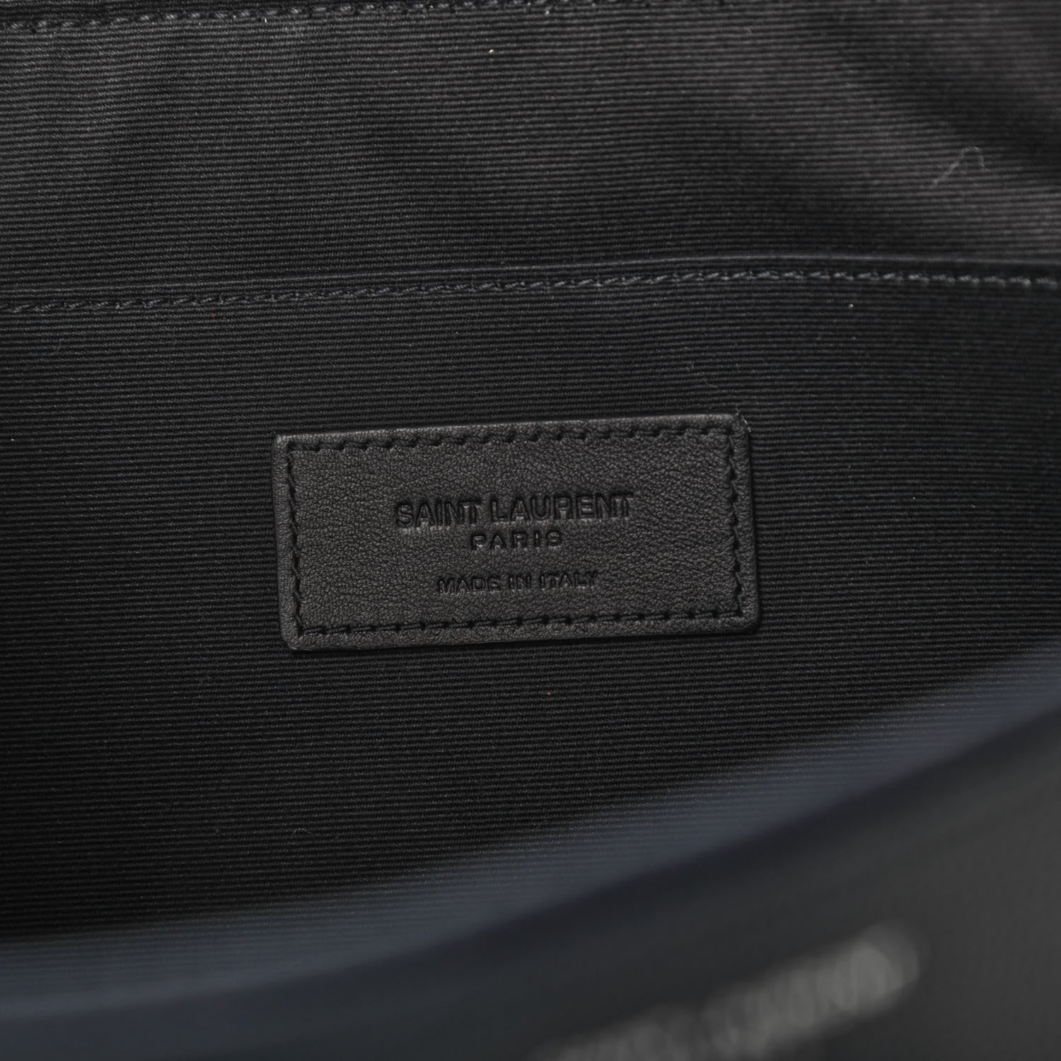 Saint Laurent Grain De Poudre Document Holder Black 6 of 7