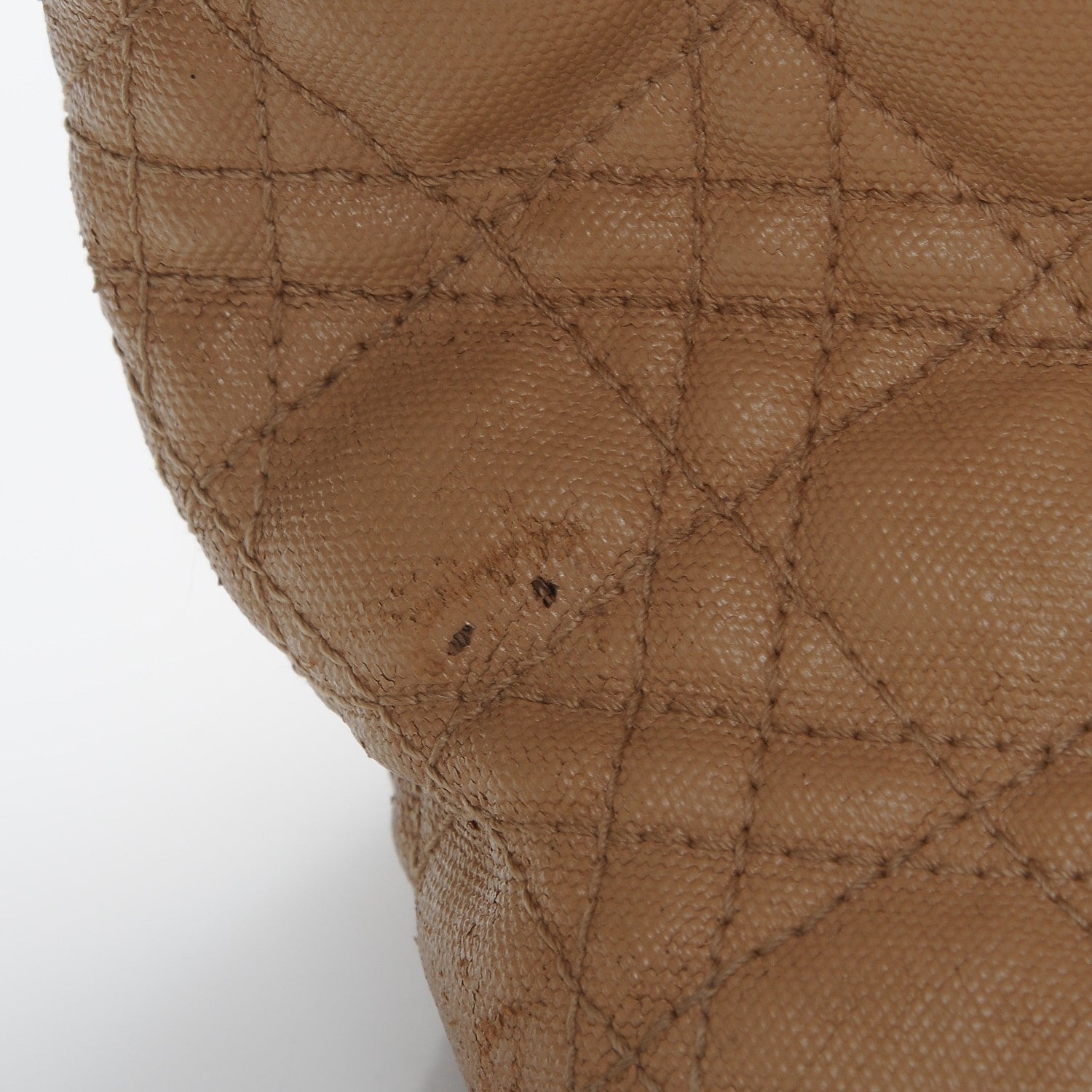 Christian Dior Coated Canvas Cannage Small Panarea Tote Beige 13 of 18