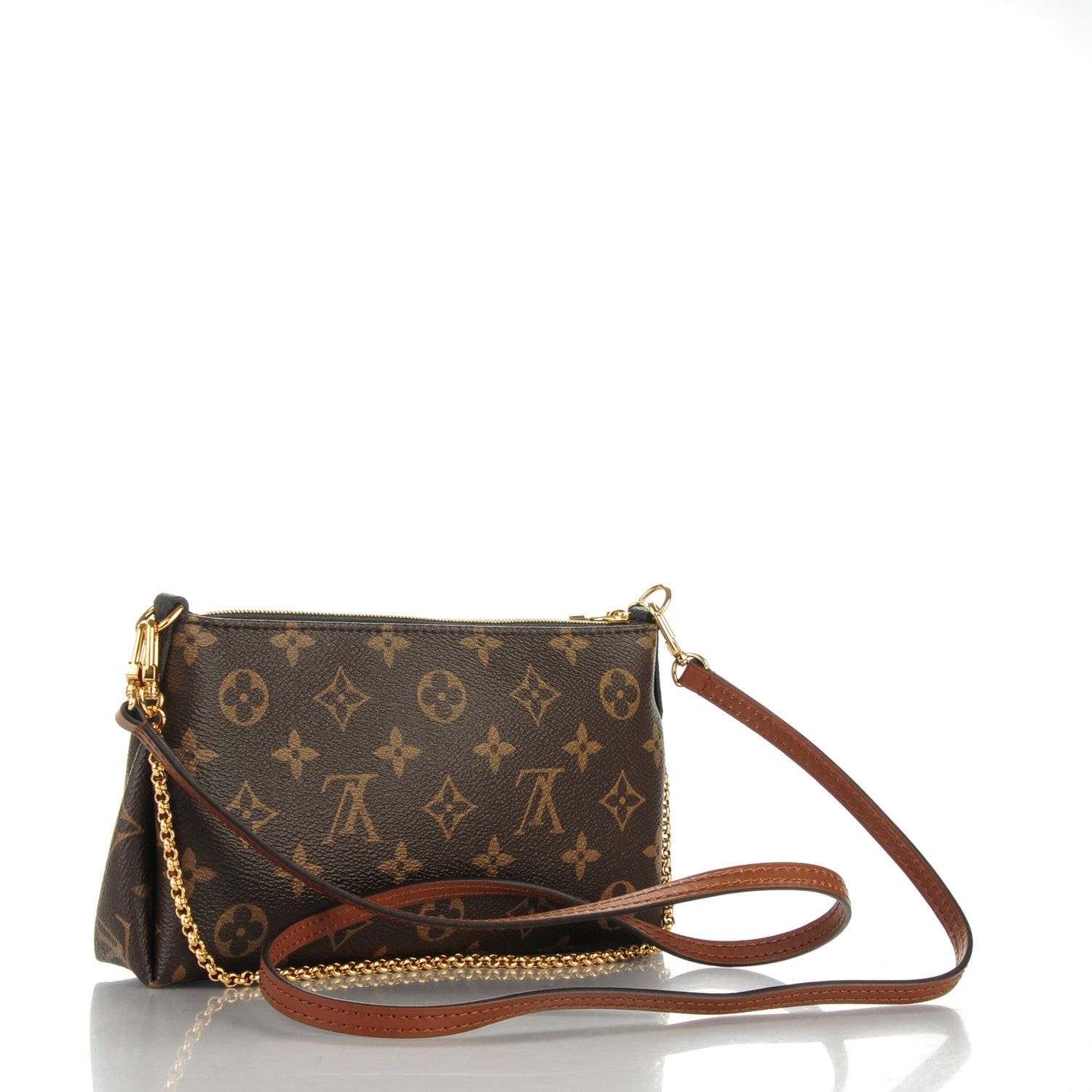 Louis Vuitton Monogram Pallas Clutch Black 3 of 8