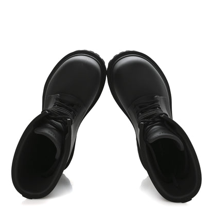 Balenciaga Rubber Mens Steroid Lace Up Boots 41 Black 2 of 9
