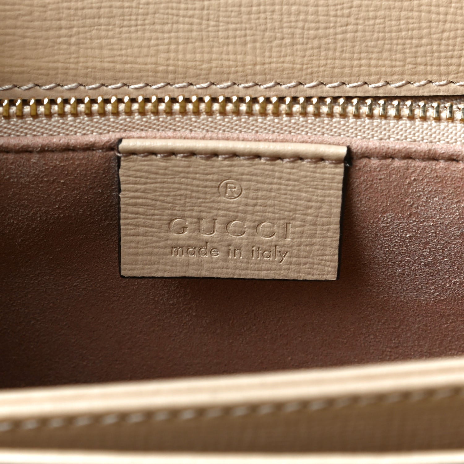 Gucci Azalea Calfskin Horsebit 1955 Shoulder Bag Bubble Tea 9 of 11