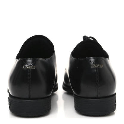 Louis Vuitton Calfskin Mens Formal Derby Shoes 8 Black 6 of 10