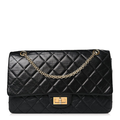 Chanel Aged Calfskin Quilted 2.55 Reissue 227 Flap Black 1 of 12