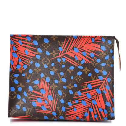 Louis Vuitton Monogram Jungle Dots Toiletry Pouch 26 Coquelicot Denim 1 of 7