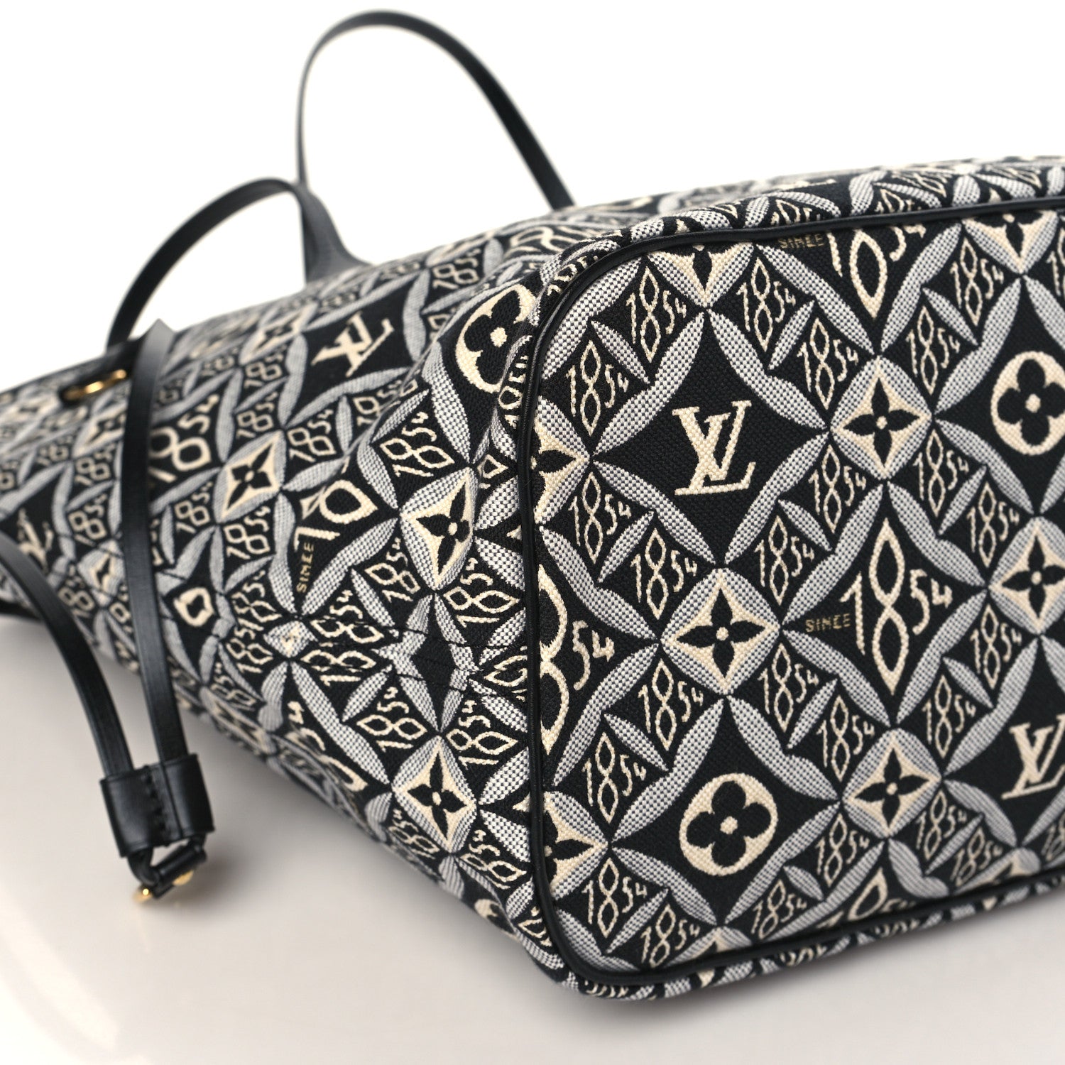 Louis Vuitton Jacquard Since 1854 Neverfull MM Grey 8 of 9