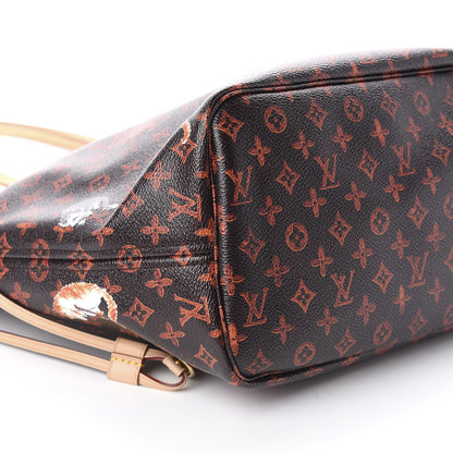 Louis Vuitton Catogram Neverfull MM Marron 5 of 8