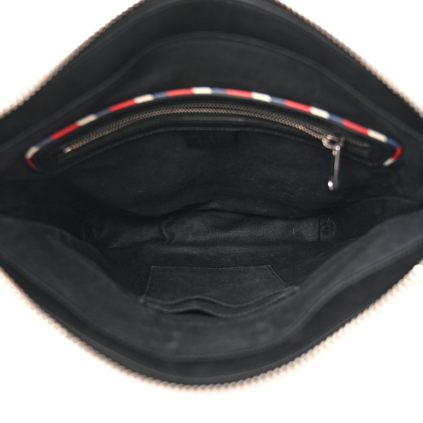 GG Supreme Monogram Night Courrier Flat Messenger Bag Black Multicolor
