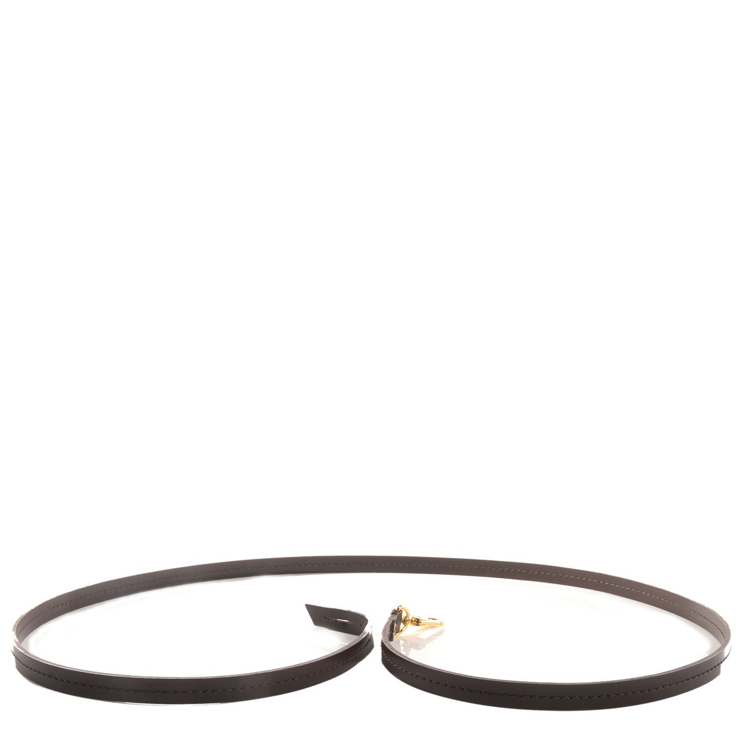 Louis Vuitton Calfskin 12mm Favorite Long Strap Brown 1 of 5