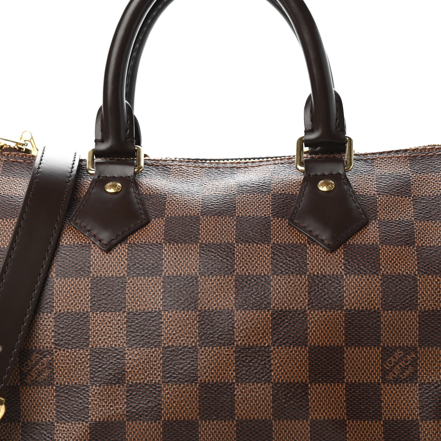 Louis Vuitton Damier Ebene Speedy Bandouliere 25 10 of 10