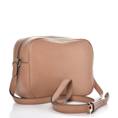 Gucci Pebbled Calfskin Small Soho Disco Bag Camelia 3 of 7