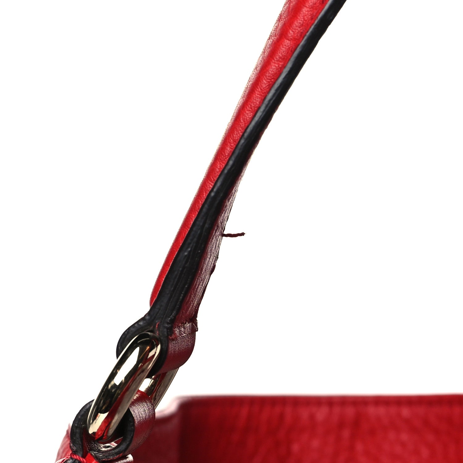 Gucci Pebbled Calfskin Large Soho Shoulder Bag Red 13 of 13