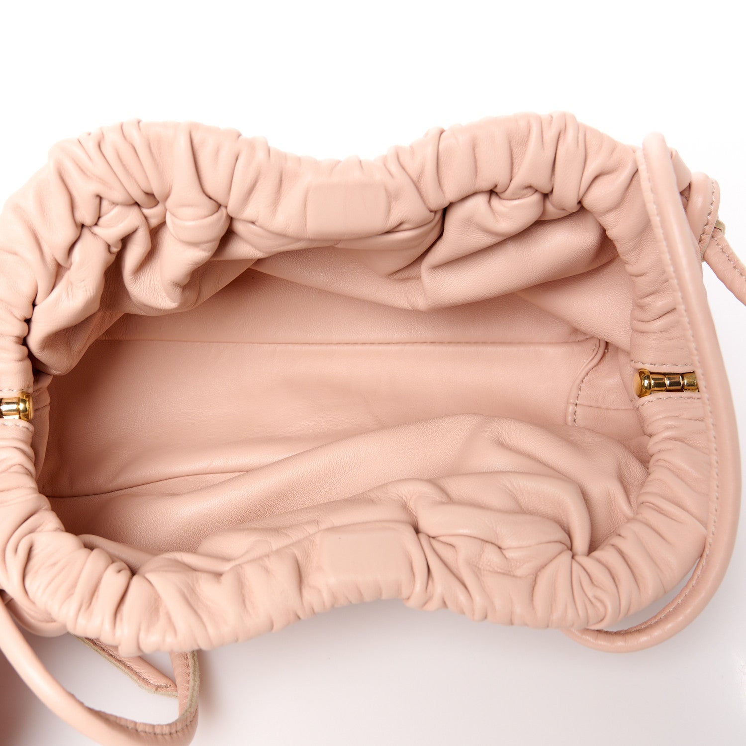 Mansur Gavriel Lambskin Mini Cloud Clutch Dahlia 5 of 9