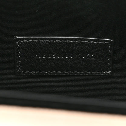 Saint Laurent Grain De Poudre Textured Mixed Matelasse Triquilt Monogram Clutch Dark Beige 7 of 8